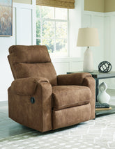 Elite Furniture Outlet - Ashley Furniture - Edenwold Living Room - Rocker Recliner / Brindle - 1380525