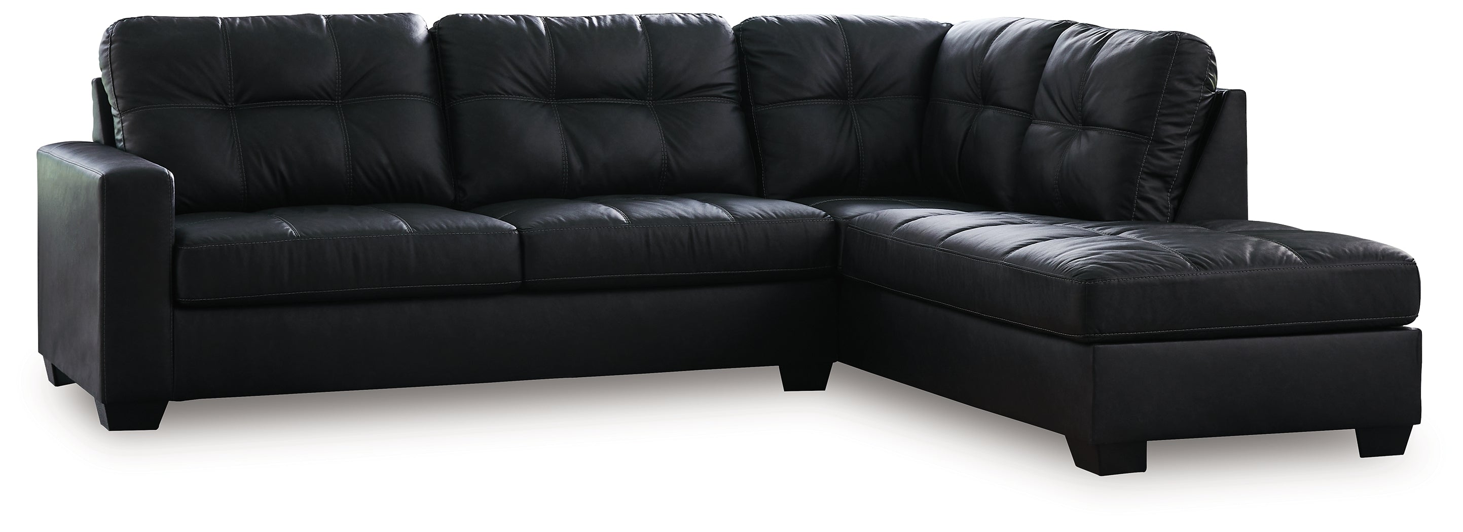 Elite Furniture Outlet - Ashley Furniture - Barlin Mills Sectional - LAF 2-Piece Sectional with Chaise / Carbon - 17004S2