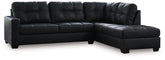 Elite Furniture Outlet - Ashley Furniture - Barlin Mills Sectional - LAF 2-Piece Sectional with Chaise / Carbon - 17004S2