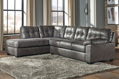Elite Furniture Outlet - Ashley Furniture - Fallston Sectional - RAF 2-Piece Sectional with Chaise / Slate - 17221S1