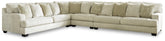 Elite Furniture Outlet - Ashley Furniture - Rawcliffe Sectional - LAF 4-Piece Sectional / Parchment - 19604S2