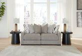 Elite Furniture Outlet - Ashley Furniture - Aslan Court Sectional - RAF 6-Piece Sectional with Chaise / Flax - 20305S8