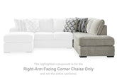 Elite Furniture Outlet - Ashley Furniture - Calnita Sectional - LAF 2-Piece Sectional with Chaise / Sisal - 20502S1