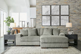Elite Furniture Outlet - Ashley Furniture - Lindyn Sectional - RAF 6-Piece Sectional / Ivory - 21104S20
