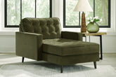 Elite Furniture Outlet - Ashley Furniture - Reveon Lakes Living Room - Chaise / Olive - 2640415