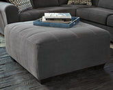 Elite Furniture Outlet - Ashley Furniture - Ambee Living Room - Oversized Accent Ottoman / Slate - 2862008