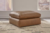 Elite Furniture Outlet - Ashley Furniture - Emilia Living Room - Oversized Accent Ottoman / Caramel - 3090108