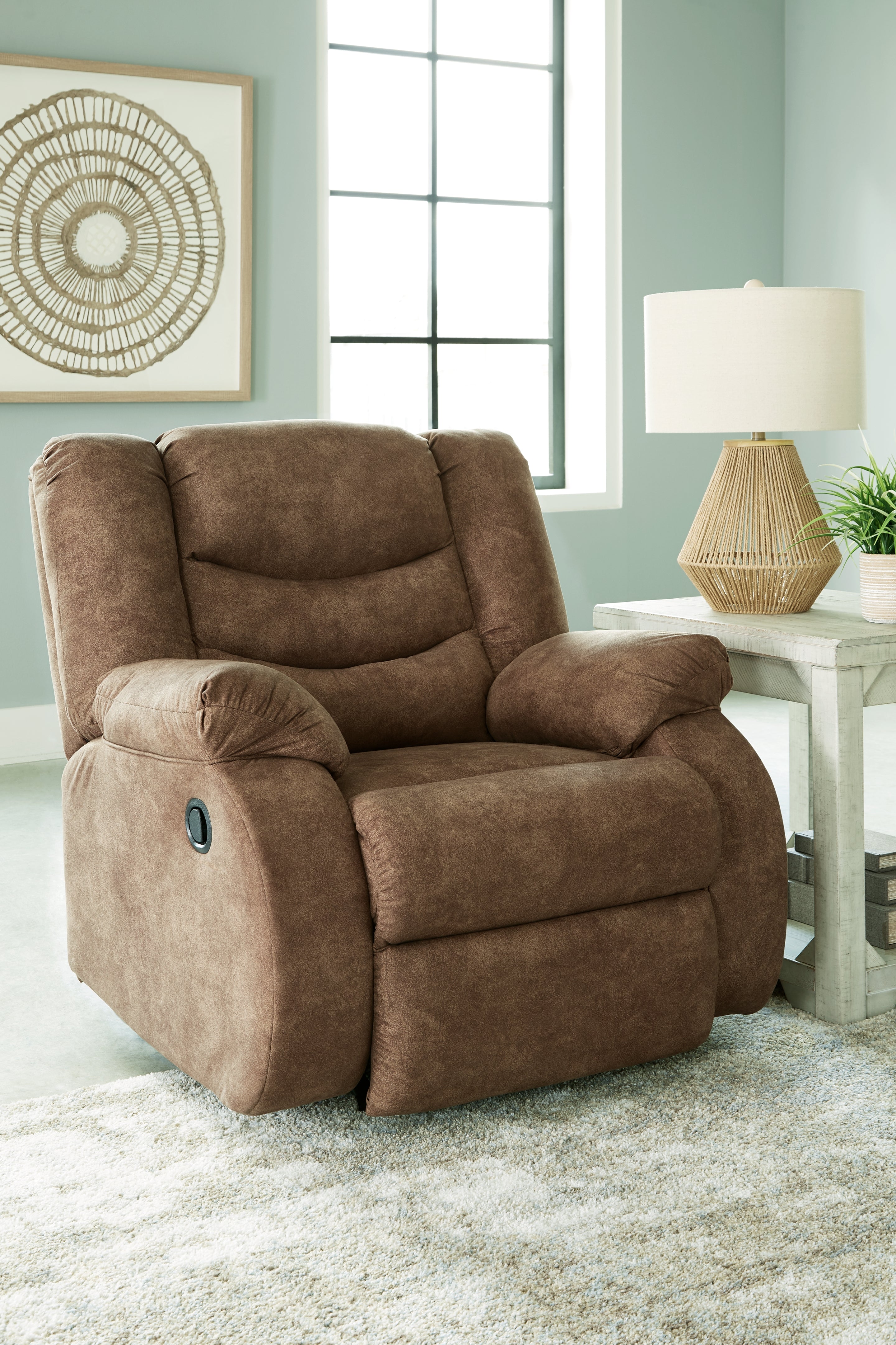 Elite Furniture Outlet - Ashley Furniture - Partymate Living Room - Rocker Recliner / Brindle - 3690225