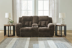 Elite Furniture Outlet - Ashley Furniture - Frohn Living Room - Reclining Sofa / Snow - 3740588