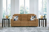 Elite Furniture Outlet - Ashley Furniture - Kanlow Living Room - Reclining Sofa / Honey - 3860588