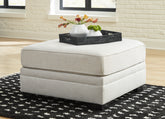 Elite Furniture Outlet - Ashley Furniture - Huntsworth Living Room - Oversized Accent Ottoman / Dove Gray - 3970208