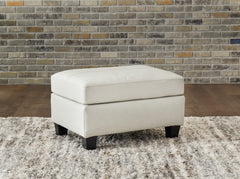 Elite Furniture Outlet - Ashley Furniture - Genoa Living Room - Ottoman / Coconut - 4770414