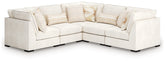 Elite Furniture Outlet - Ashley Furniture - Donelson Creek Sectional - 6-Piece Sectional / Vanilla - 48002S3
