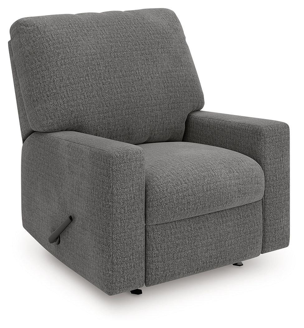 Elite Furniture Outlet - Ashley Furniture - Newellen Living Room - Rocker Recliner / Greystone - 4840525