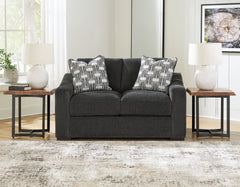 Elite Furniture Outlet - Ashley Furniture - Wryenlynn Living Room - Ottoman / Onyx - 4940514