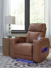 Elite Furniture Outlet - Ashley Furniture - Clean-Slate Living Room - PWR Recliner/ADJ Headrest / Caramel - PC5010113
