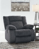 Elite Furniture Outlet - Ashley Furniture - Burkner Living Room - Power Rocker Recliner / Marine - 5380498