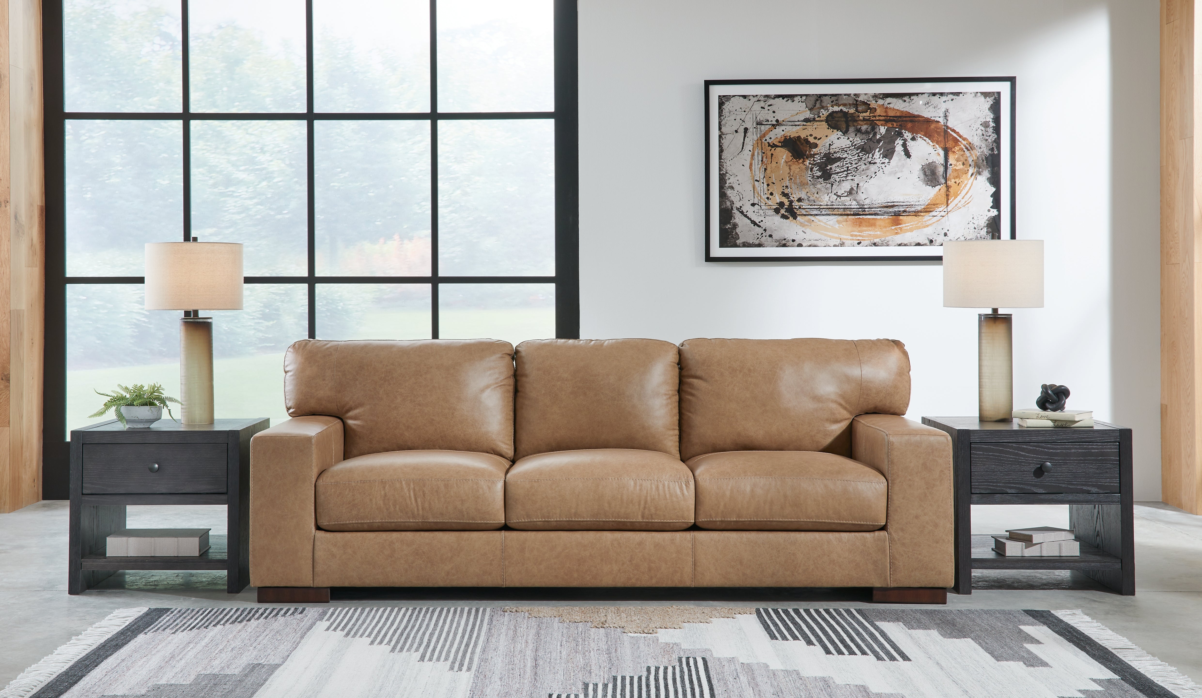 Elite Furniture Outlet - Ashley Furniture - Lombardia Living Room - Loveseat / Tumbleweed - 5730235