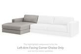 Elite Furniture Outlet - Ashley Furniture - Amiata Sectional - RAF 2-Piece Sectional with Chaise / Glacier - 57404S1