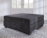 Elite Furniture Outlet - Ashley Furniture - Lavernett Living Room - Oversized Accent Ottoman / Charcoal - 5960308