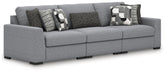Elite Furniture Outlet - Ashley Furniture - Bealton Sectional - RAF 5-Piece Sectional / Salt and Pepper - 61305S6