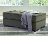 Elite Furniture Outlet - Ashley Furniture - Caspian-Town Living Room - Oversized Accent Ottoman / Olive - PC6170208