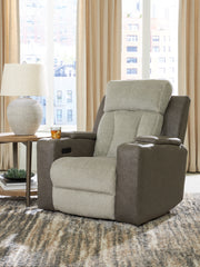 Elite Furniture Outlet - Ashley Furniture - WhipLash Living Room - PWR REC Loveseat/CON/ADJ HDRST / Sisal - PC6320418