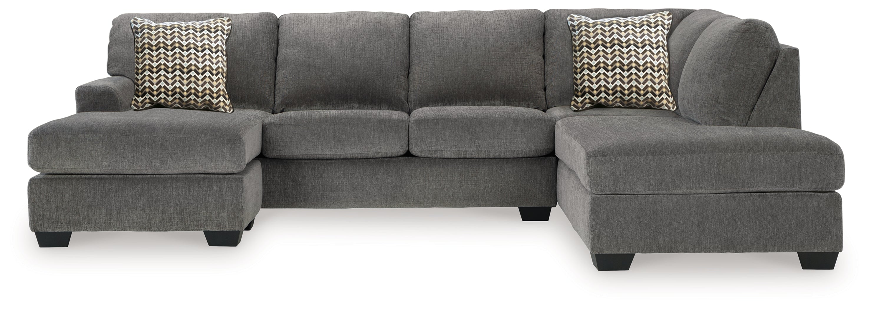 Elite Furniture Outlet - Ashley Furniture - Riverfield Sectional - 2-Piece Sectional with Chaise / Iron - 70097S1