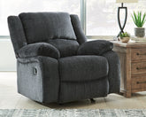 Elite Furniture Outlet - Ashley Furniture - Draycoll Living Room - DBL REC PWR Loveseat w/Console / Slate - 7650496
