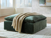 Elite Furniture Outlet - Ashley Furniture - Carriage View Living Room - Oversized Accent Ottoman / Jade - 7800108