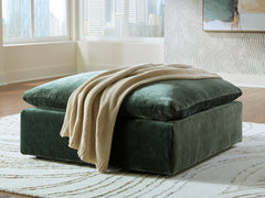 Elite Furniture Outlet - Ashley Furniture - Carriage View Living Room - Oversized Accent Ottoman / Jade - 7800108