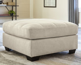 Elite Furniture Outlet - Ashley Furniture - Falkirk Living Room - Oversized Accent Ottoman / Parchment - 8080608
