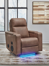 Elite Furniture Outlet - Ashley Furniture - Lorrenton Living Room - Glider PWR REC w/Audio System / Caramel - PC9022042A