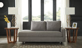 Elite Furniture Outlet - Ashley Furniture - Lyman Living Room - RAF Corner Chaise / Graphite - 9330317