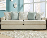 Elite Furniture Outlet - Ashley Furniture - Monaghan Living Room - Ottoman / Sandstone - 9620514