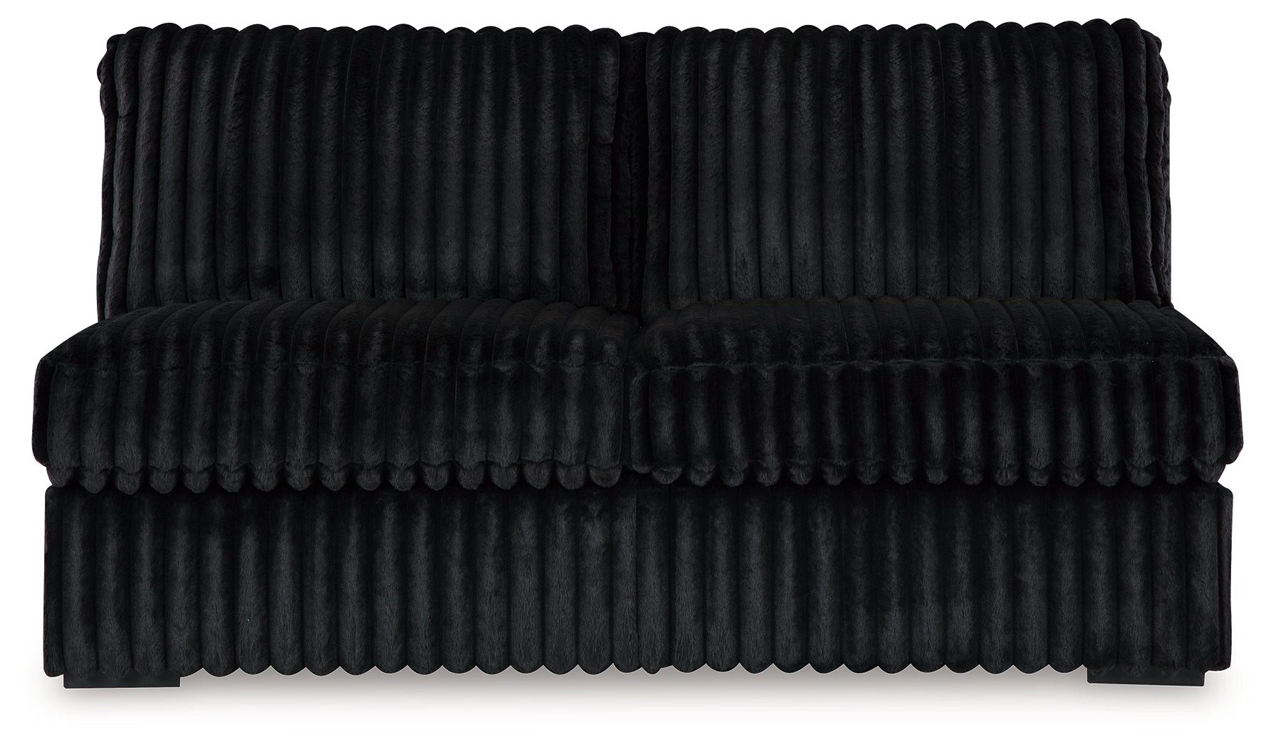 Elite Furniture Outlet - Ashley Furniture - Midnight-Madness 4-Piece Sectional - 4-Piece Sectional / Onyx - 98103U11