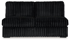 Elite Furniture Outlet - Ashley Furniture - Midnight-Madness 4-Piece Sectional - 4-Piece Sectional / Onyx - 98103U11