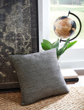 Elite Furniture Outlet - Ashley Furniture - Edelmont Pillows - Pillow / Black/Linen - A1000962P