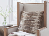 Elite Furniture Outlet - Ashley Furniture - Nealton Pillows - Pillow / Brown/White - A1001050P