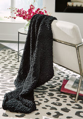 Elite Furniture Outlet - Ashley Furniture - Chaddon Throw - Throw / Black - A1001061T
