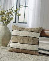 Elite Furniture Outlet - Ashley Furniture - Rueford Pillows - Pillow / Brown/Black/Natural - A1001063P