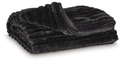 Elite Furniture Outlet - Ashley Furniture - Alsonwell Throw (Set of 3) - Throw (3/CS) / Black - A1001083