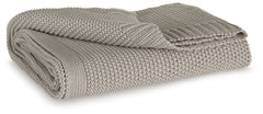 Elite Furniture Outlet - Ashley Furniture - Gayelery Throw (Set of 3) - Throw (3/CS) / Gray - A1001085