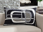 Elite Furniture Outlet - Ashley Furniture - Gavrileigh Pillows - Pillow (4/CS) / Black/Gray/Ivory - A1001113