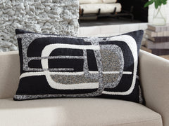 Elite Furniture Outlet - Ashley Furniture - Gavrileigh Pillows - Pillow (4/CS) / Black/Gray/Ivory - A1001113