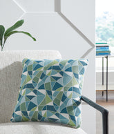 Elite Furniture Outlet - Ashley Furniture - Seanow Next-Gen Nuvella Pillows - Pillow / Green/Turquoise/White - A1900005P