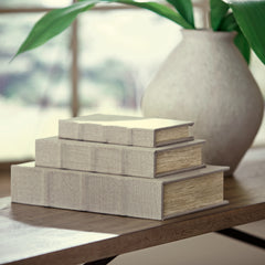 Elite Furniture Outlet - Ashley Furniture - Jolina Box (Set of 3) - Box Set (3/CN) / Linen - A2000486