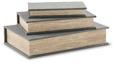 Elite Furniture Outlet - Ashley Furniture - Jolina Box (Set of 3) - Box Set (3/CN) / Gray - A2000487