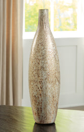Elite Furniture Outlet - Ashley Furniture - Plawite Vase - Vase / Antique Silver Finish - A2000639