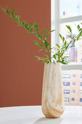 Elite Furniture Outlet - Ashley Furniture - Cammen Vase - Vase / Tan/White - A2000647
